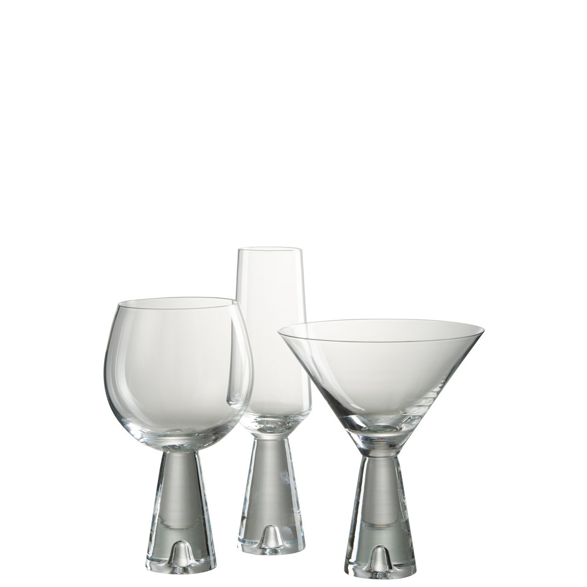 J-Line - Lewis Cocktailglas - Glas - Transparant