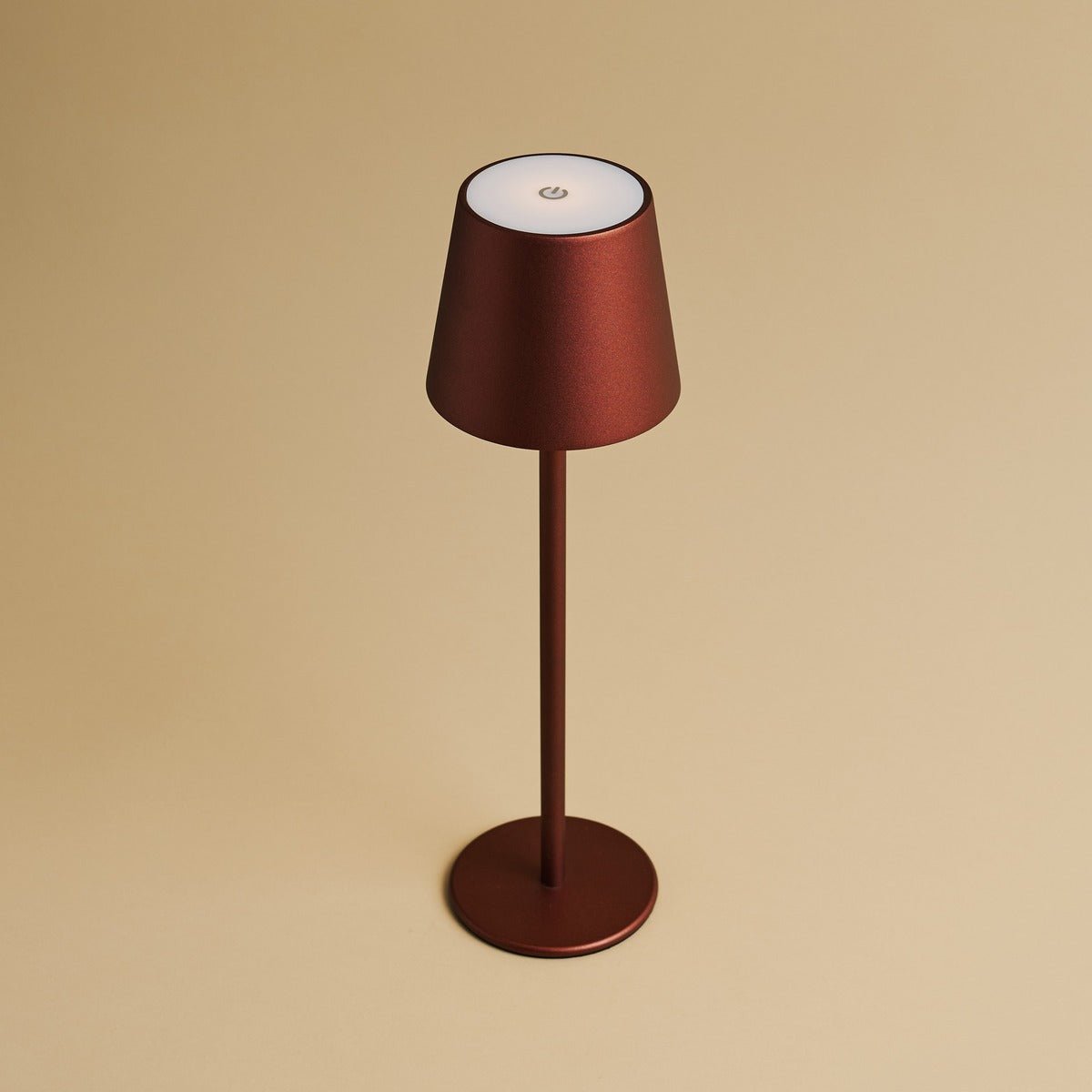 Tavellio-Amsterdam - Jasper Bronze - Draadloze lamp met batterij L metaal, dimable & 3 lichtstadia