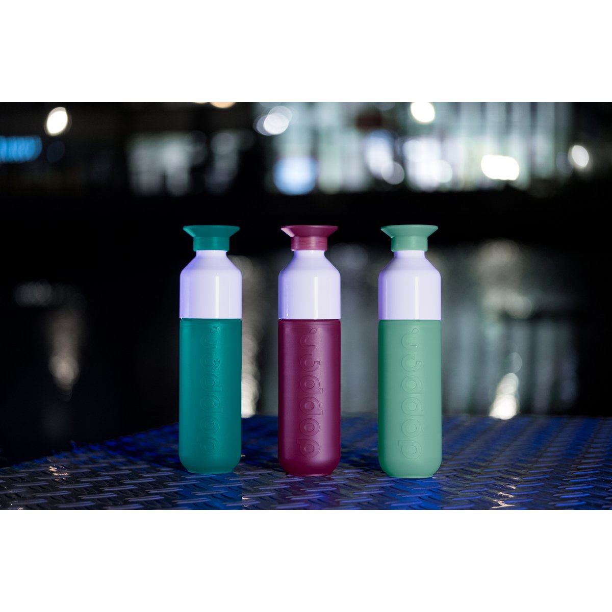 Dopper Originele Herbruikbare Waterfles - Neon Light Collectie Mixbox (4x3 stuks)