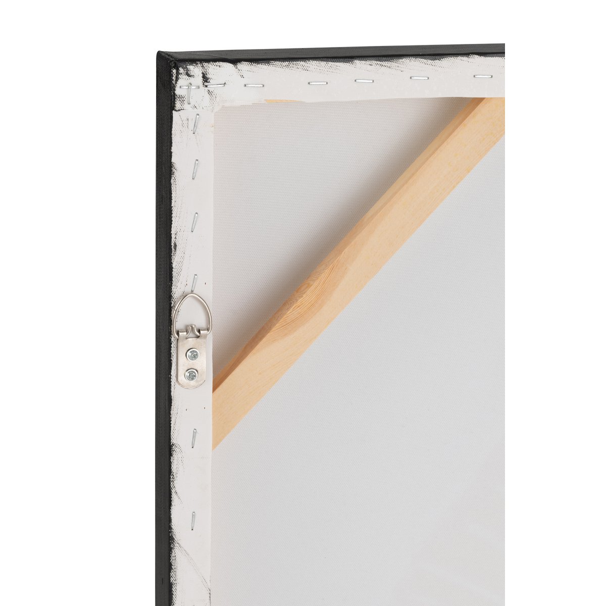 J-Line - Wanddecoratie Pat Canvas Zwart/Naturel