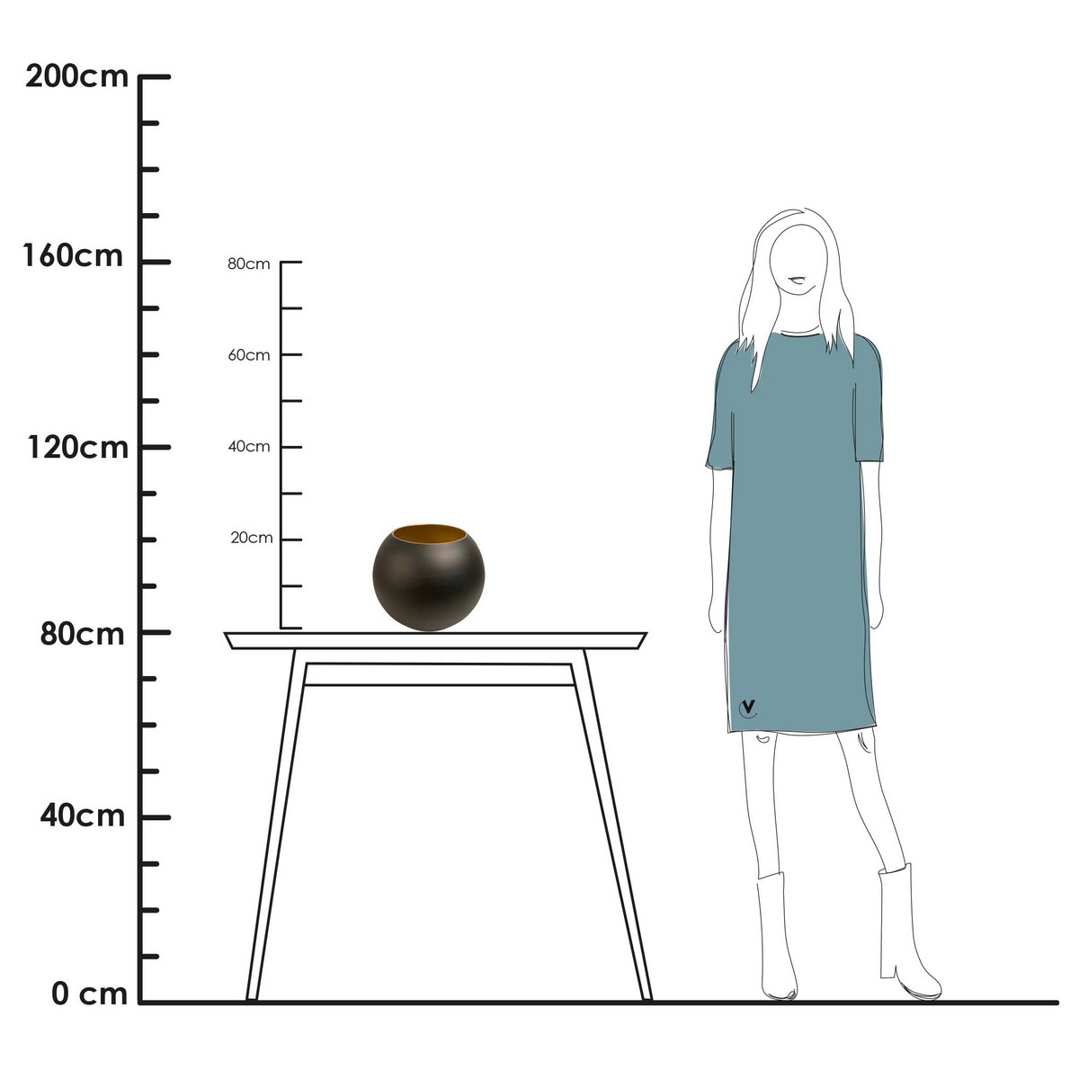 Vase the World - Vaas - Zambezi black gold