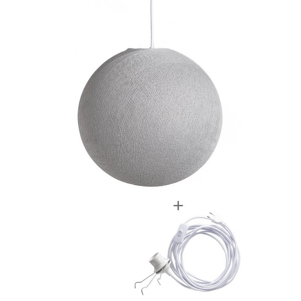 Cotton Ball Lights - Wandering Lamp - Stone - 31 cm (M)