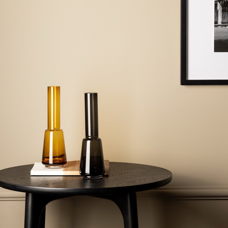 Element Accessories - Moderne retro design grote vaas, diepgrijze kleur, TYLER14 grijs