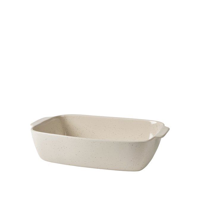 Broste Copenhagen - Ovenschaal 'Vig' (Maat L, Beige)