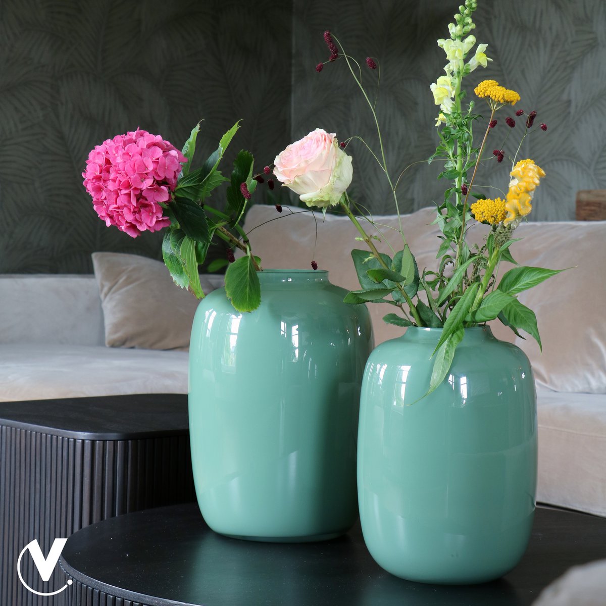 Vase the World - Vaas - Artic pastel green
