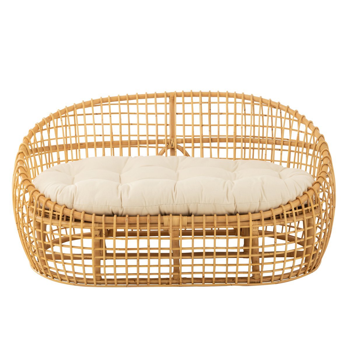 J-Line - Sofa 'Lise' (2-persoons, Wit)