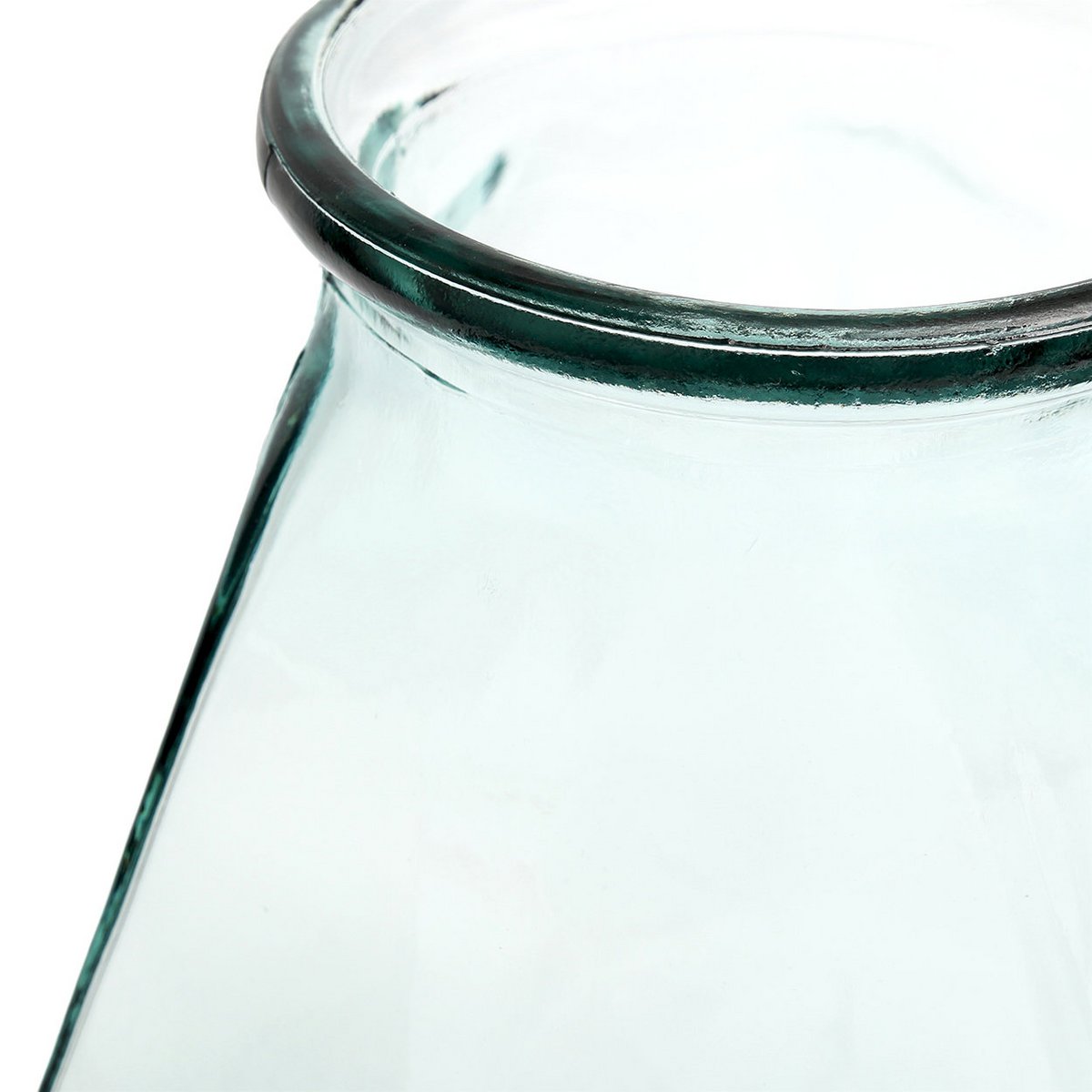 Bazar Bizar - De Lange Origami Vaas - Blauw