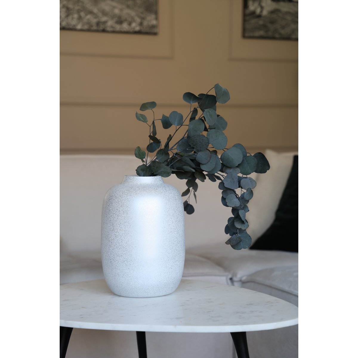 Vase the World - Vaas - Artic sparkle silver