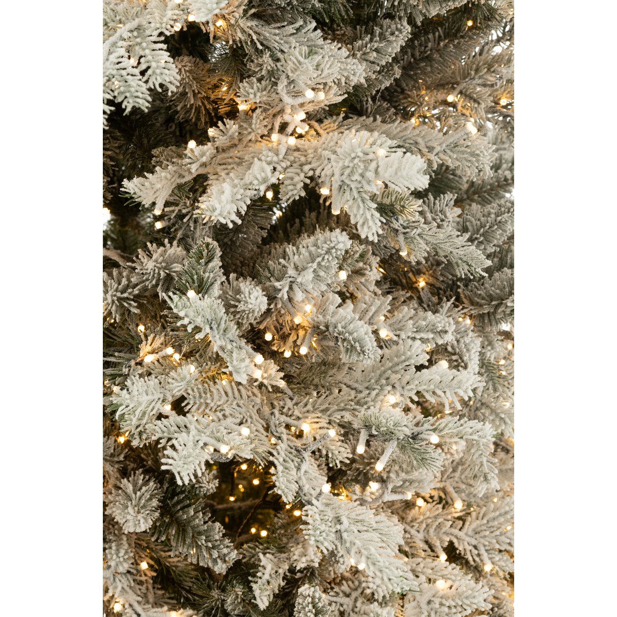 J-Line - Kerstboom+Sneeuw 3000LED Lichtjes Plastic Wit