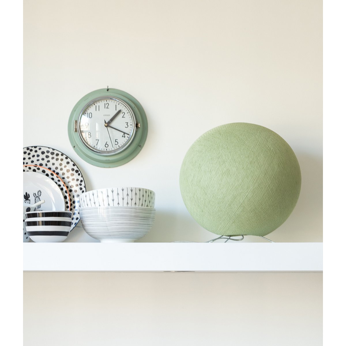 Cotton Ball Lights - Staande Lamp - Powder Green - 36 cm (L)