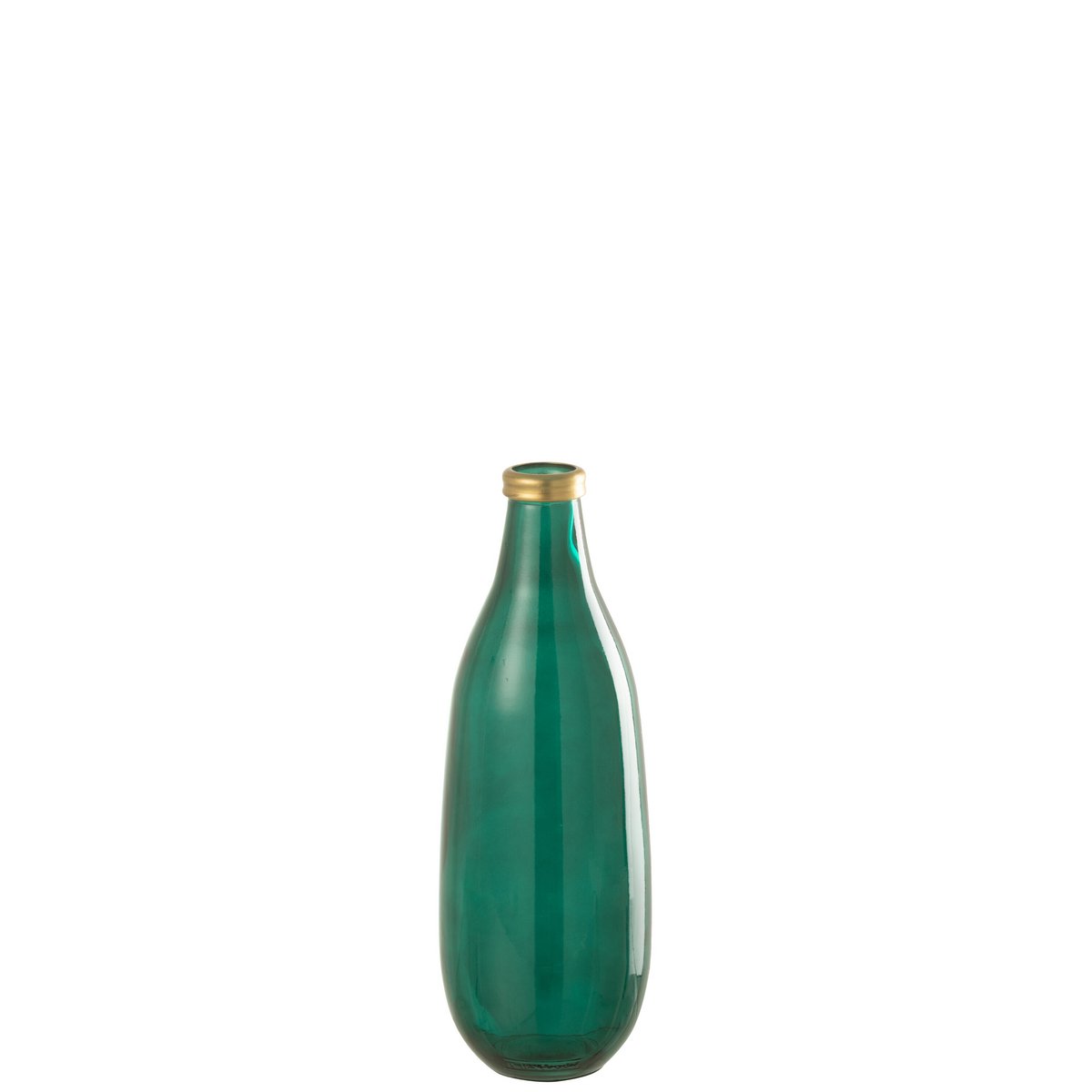 J-Line - Vaas Goud Boord - Glas - Groen - Small