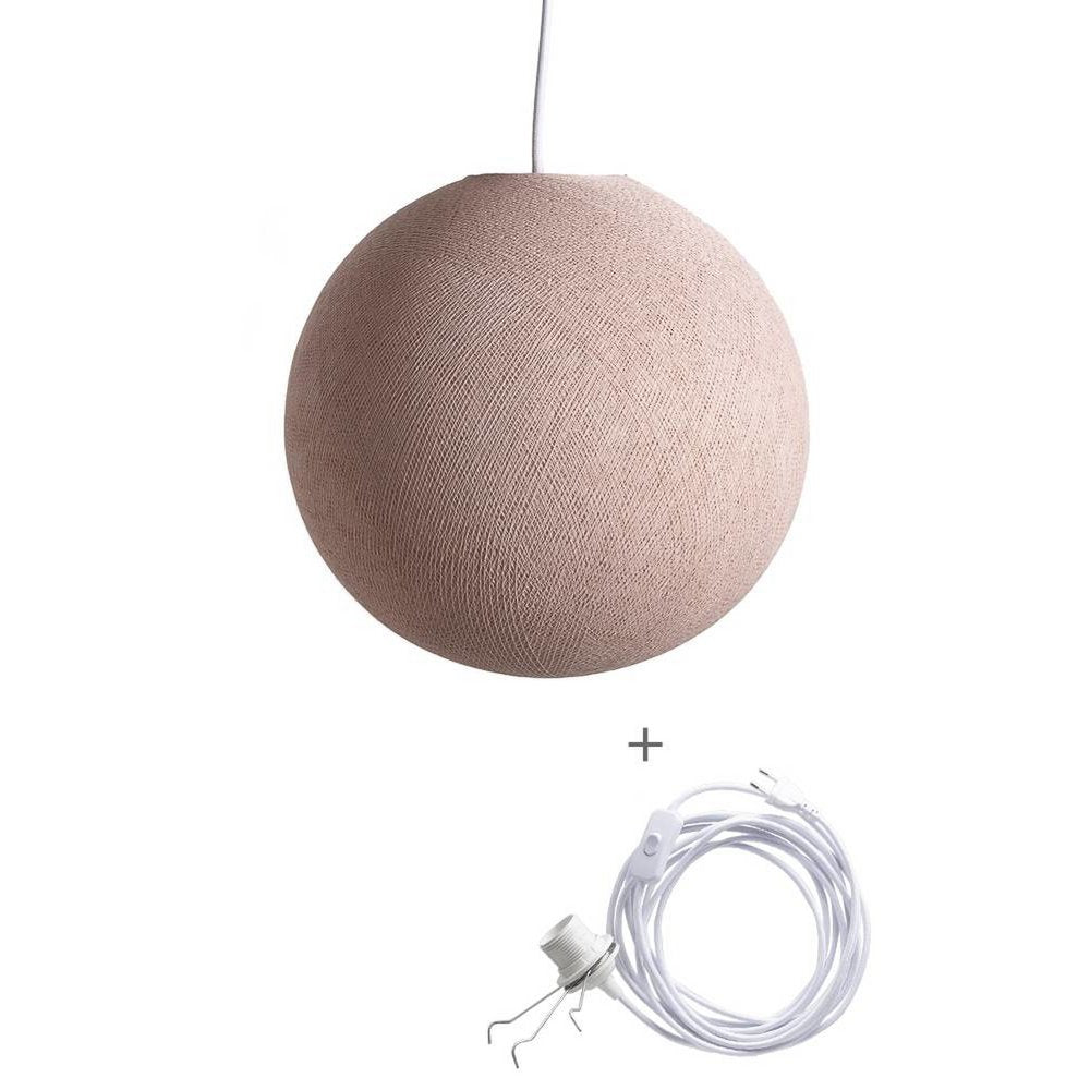 Cotton Ball Lights - Wandering Lamp - Pale Pink - 25 cm (S)