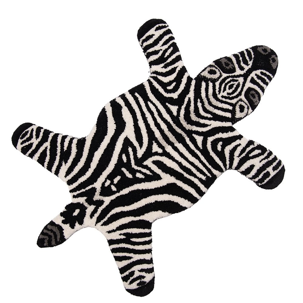 Clayre & Eef - Vloerkleed 'Zebra' (60x90cm)