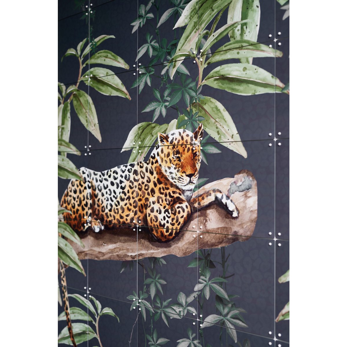 IXXI - Chillen in de jungle & Into the wild Wall art - Poster - Wanddecoratie - S - orange