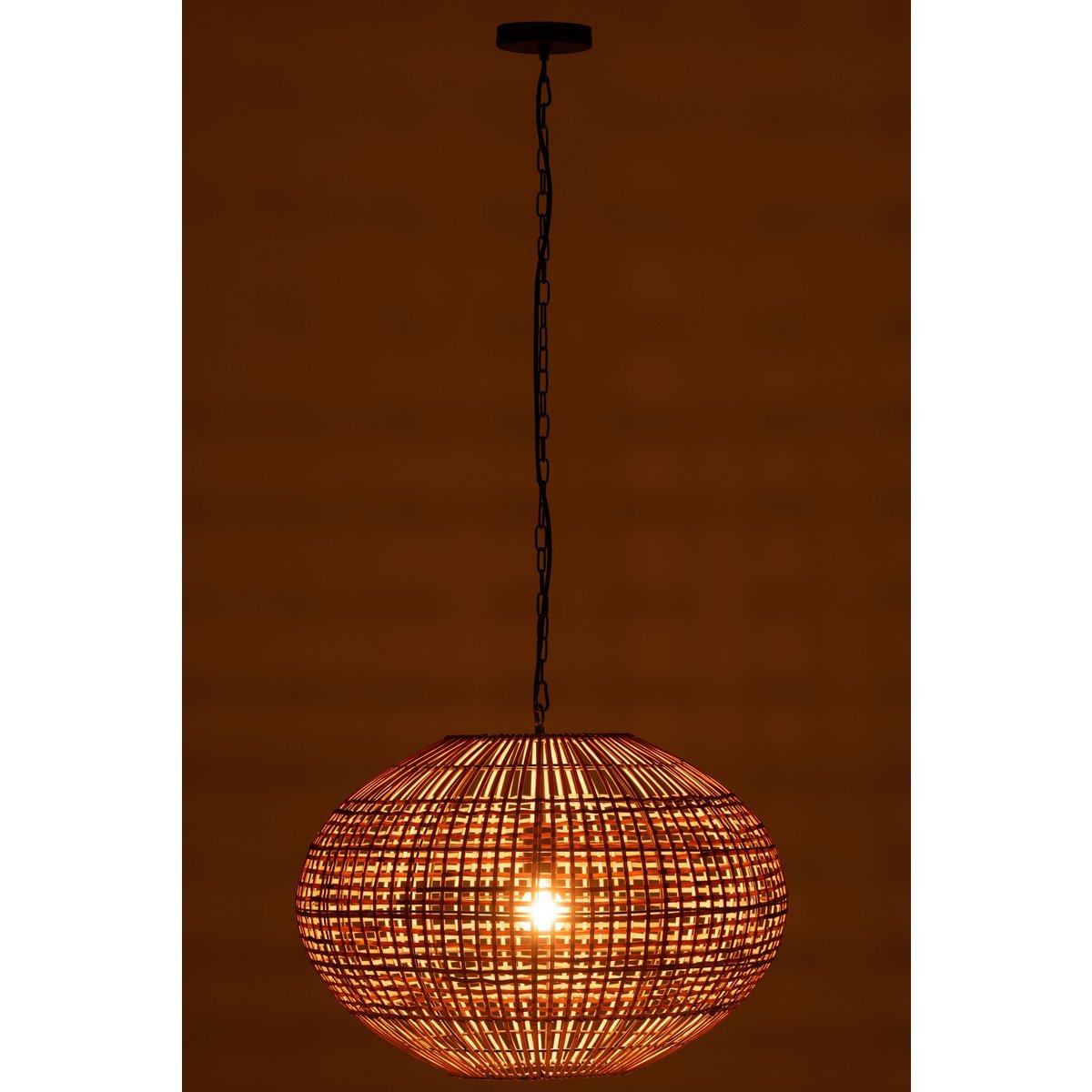 J-Line - Hanglamp 'Harley' (Naturel, Jute)