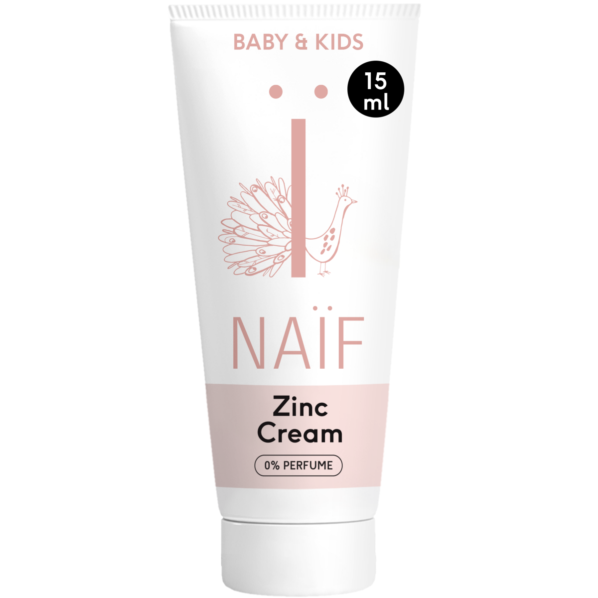 Naïf - Zink Crème 0% parfum voor Baby & Kids 15ml