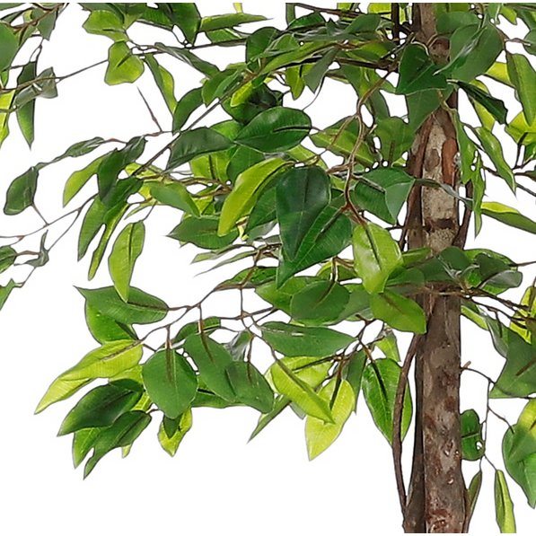 Mica Decorations - Ficus Kunstplant in Bloempot - H150 x Ø50 cm - Groen 