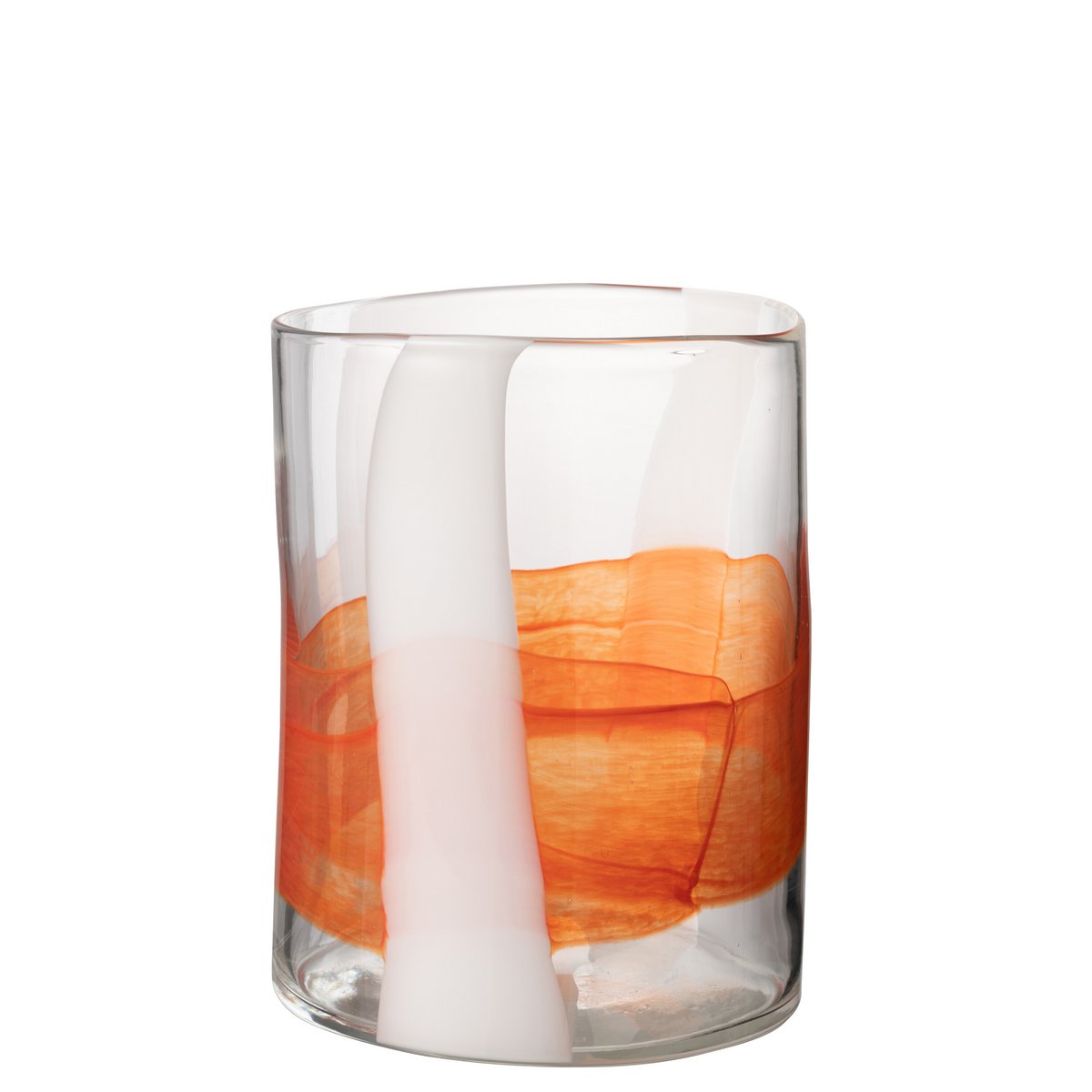 J-Line - Vaas Iggy - Glas - Wit/Oranje - Small