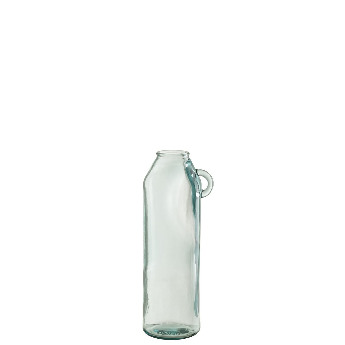 J-Line - Vaas Handvat Cilinder - Gerecycleerd Glas - Large