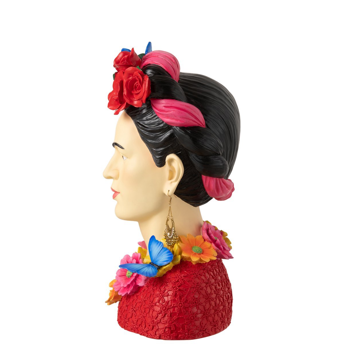 J-Line - Buste Frida Kahlo Polyresine Groot