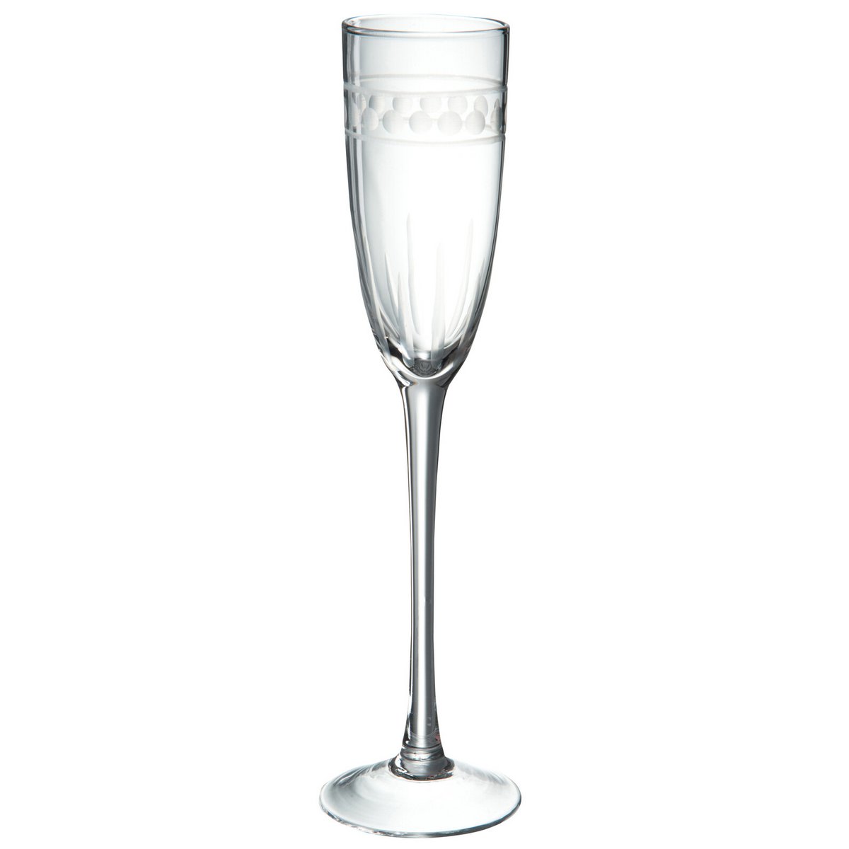 J-Line - Champagneglas Bolpatroon - Glas