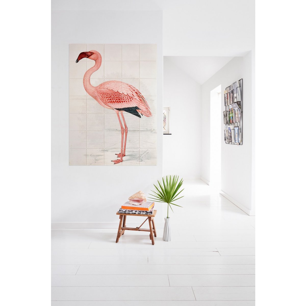 IXXI - Flamingo Finch-Davies Wall art - Poster - Wanddecoratie - S - orange