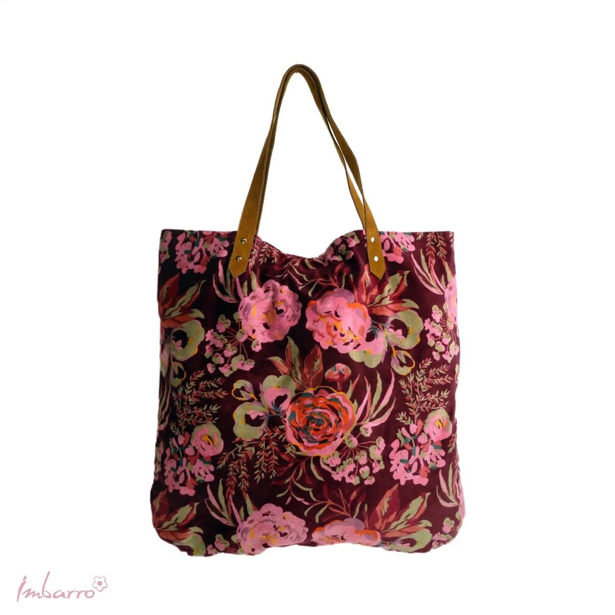 Imbarro - Shopper 'Evelyn' (Donkerrood)