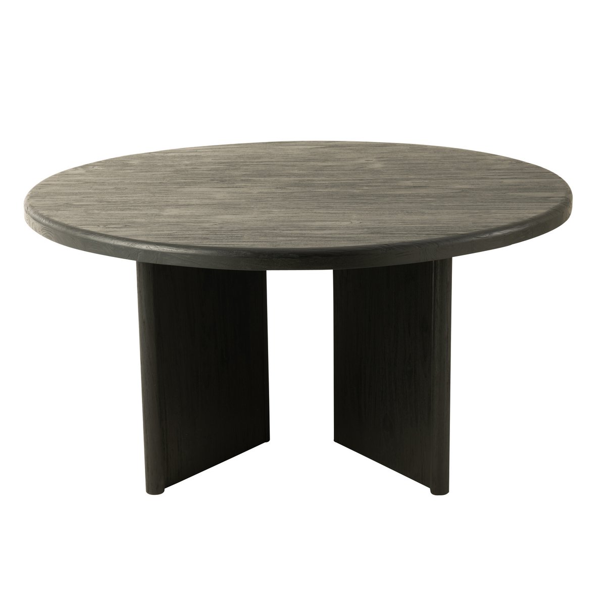 J-Line - Eettafel 'Teak' (Zwart, Hout)