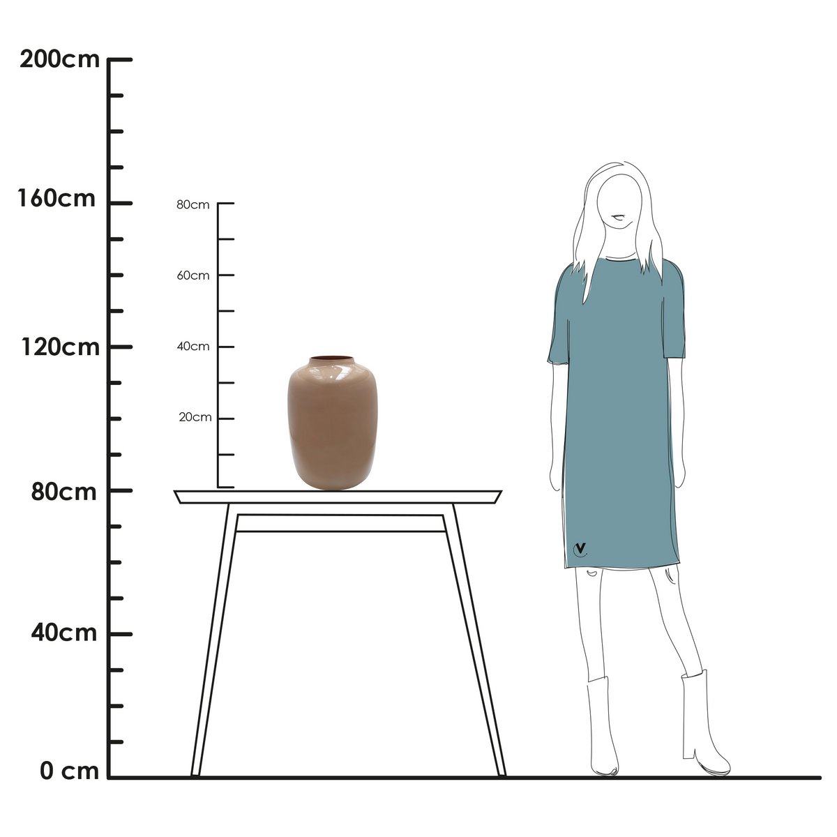 Vase the World - Vaas - Artic sand