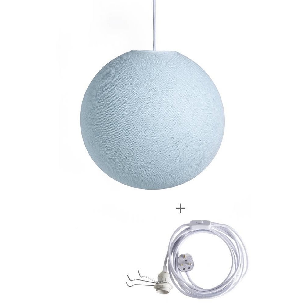 Cotton Ball Lights - Wandering Lamp - Light Aqua - 41 cm (XL)