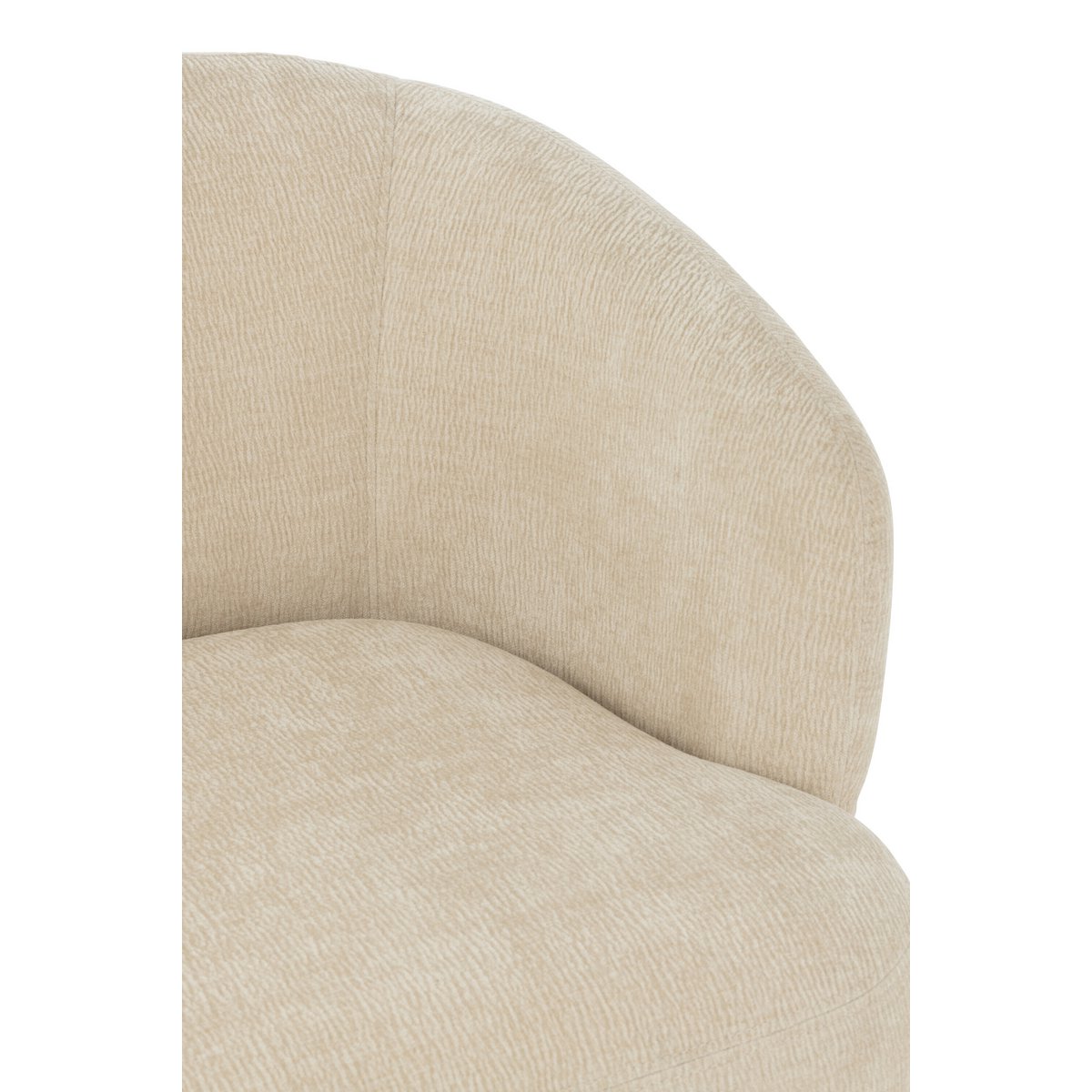 J-Line - Loungestoel Mars Populierenhout/Schuim Beige