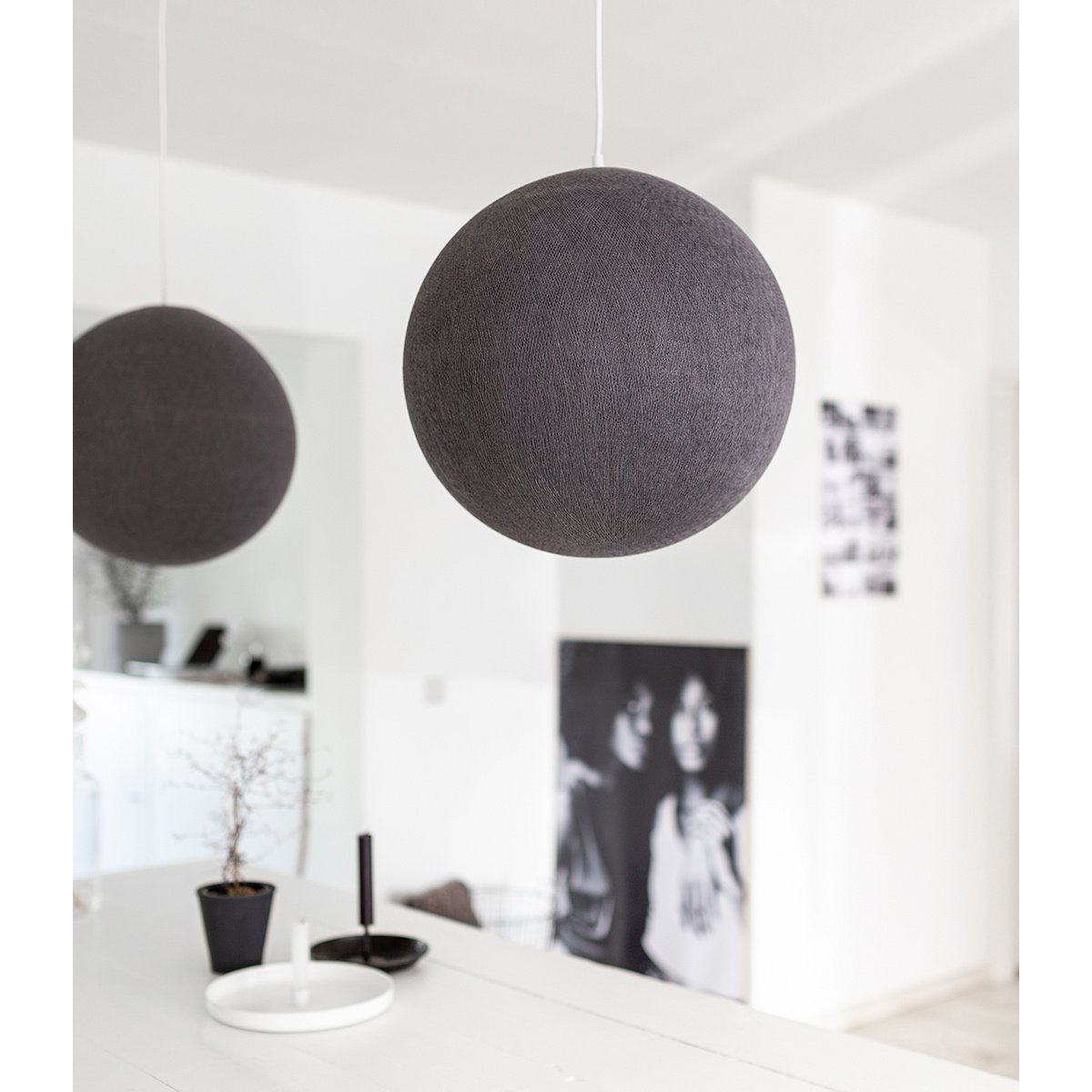 Cotton Ball Lights - Hanglamp - Mid Grey - S (25cm)