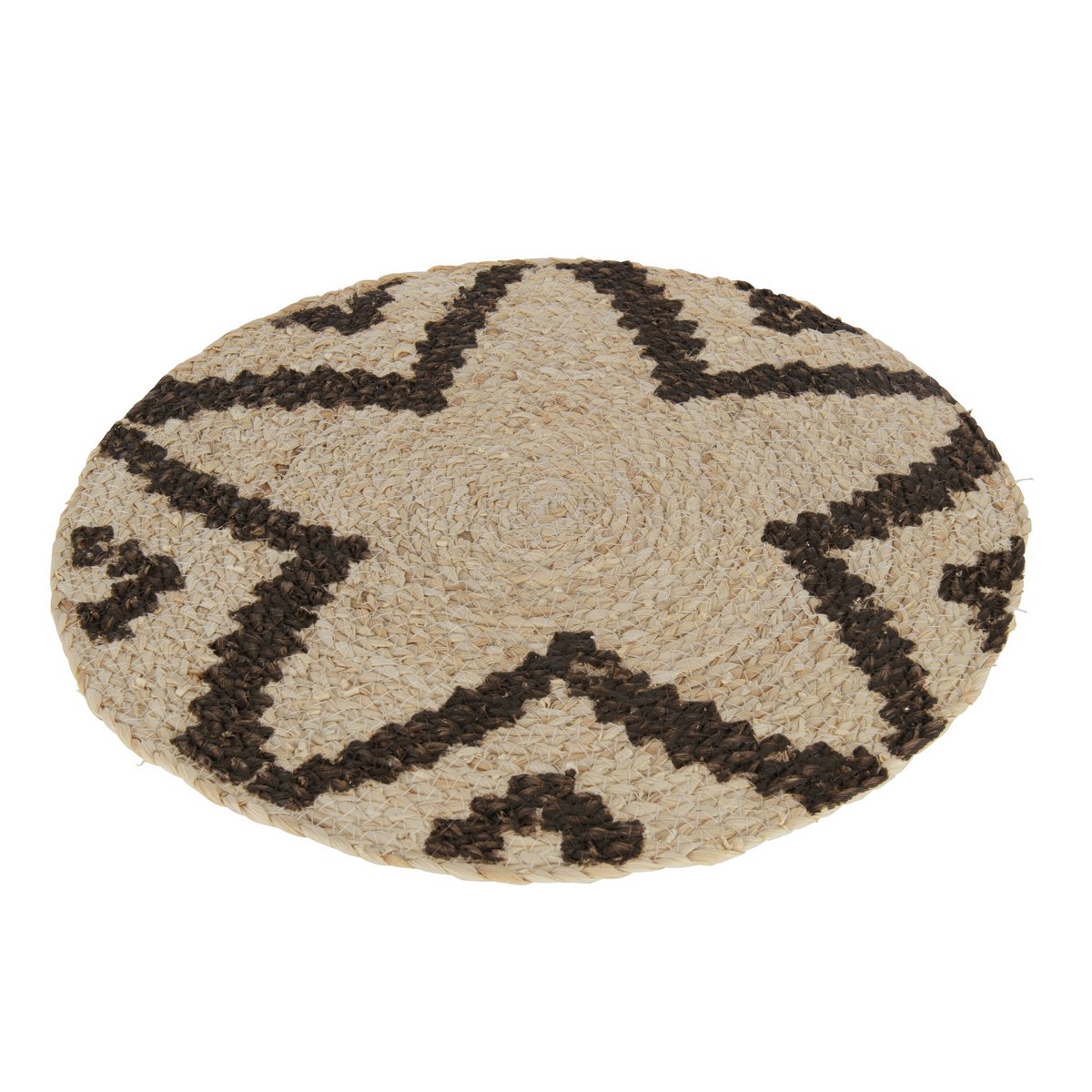 J-Line - Rond Ster Placemat - Jute - Naturel