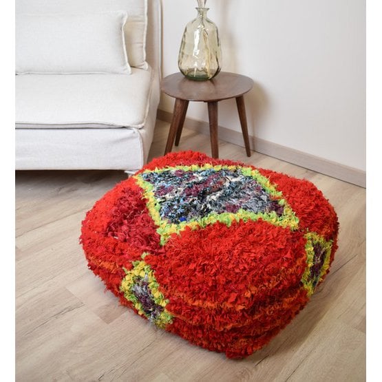 Poufs & Pillows - Marokkaans Boucharouite vloerkussen - K1469