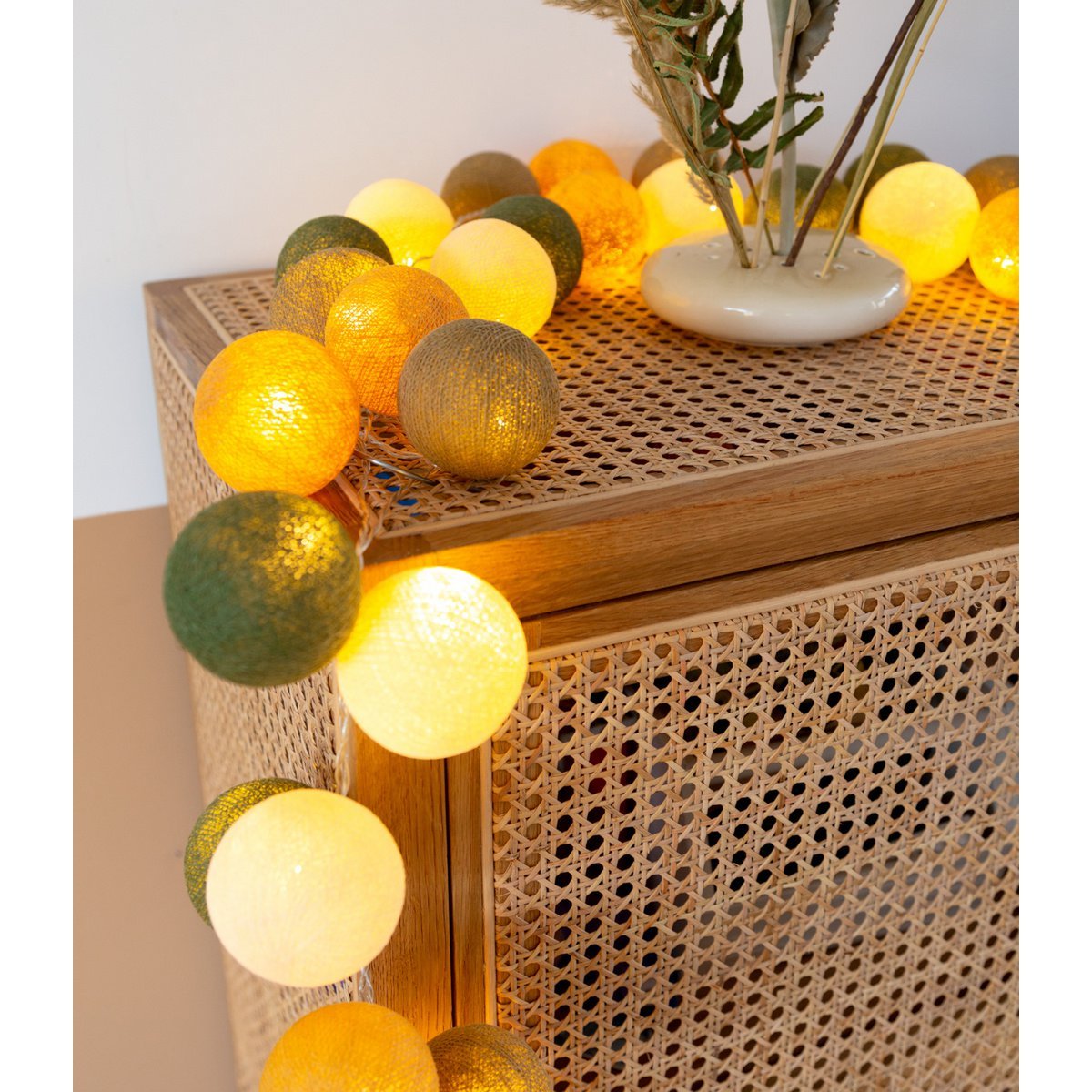 Cotton Ball Lights - Indoor regular Lichtslinger - Jungle - 50 cotton balls