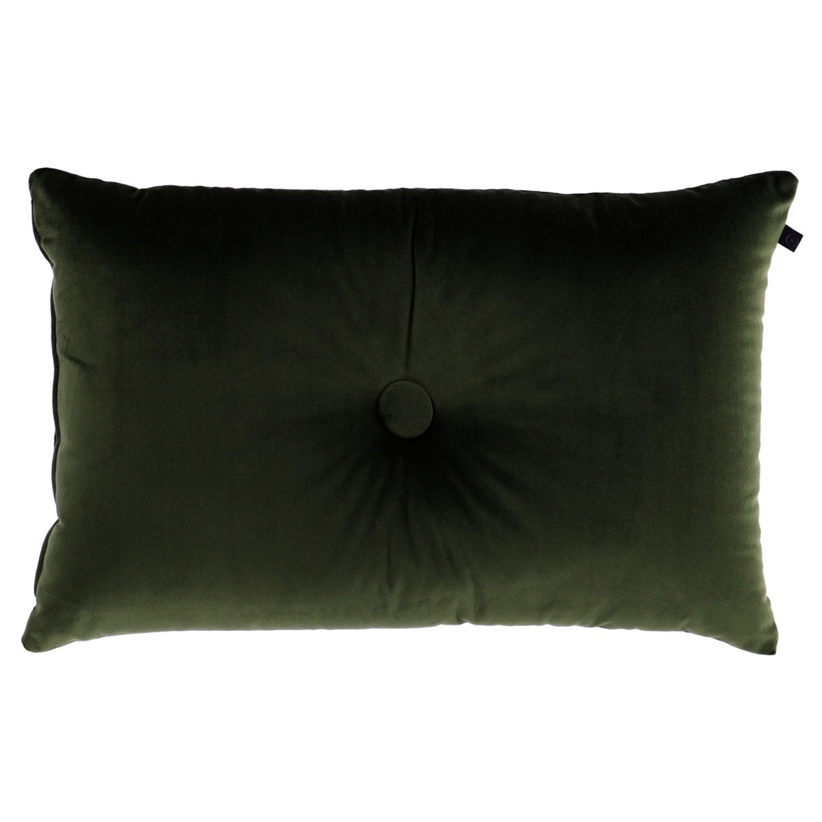 Overseas - Sierkussen 'Button' (40 x 60cm, Olive)