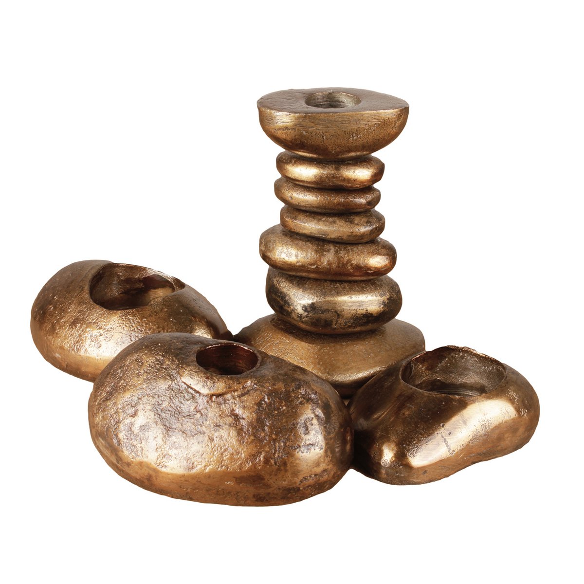 Pole to Pole - Candle Holder Cairn (Set of 6)