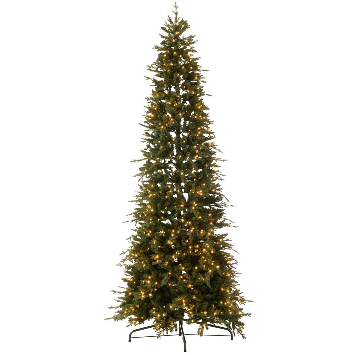 J-Line - kerstboom 900 Led - kunststof - donkergroen - L - 3.2 cm hoog