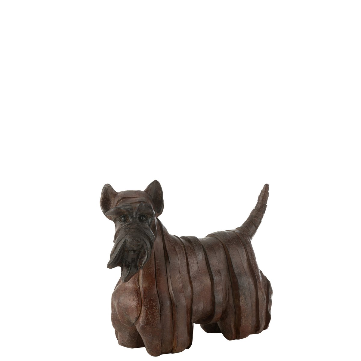 J-Line - Scotse Terrier Hond Modern Resine Bruin Small