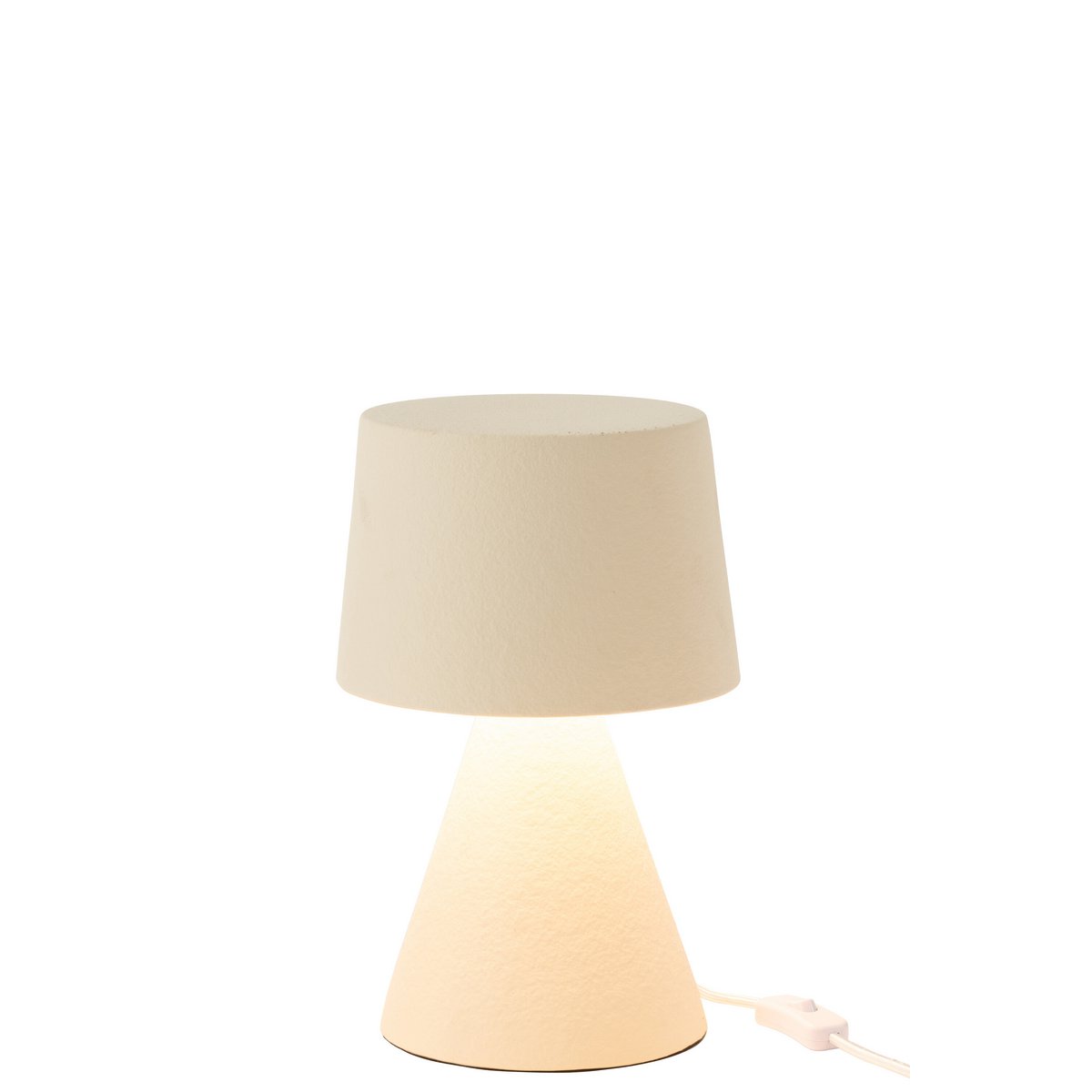 J-Line - Tafellamp Small Kap Aardewerk Beige