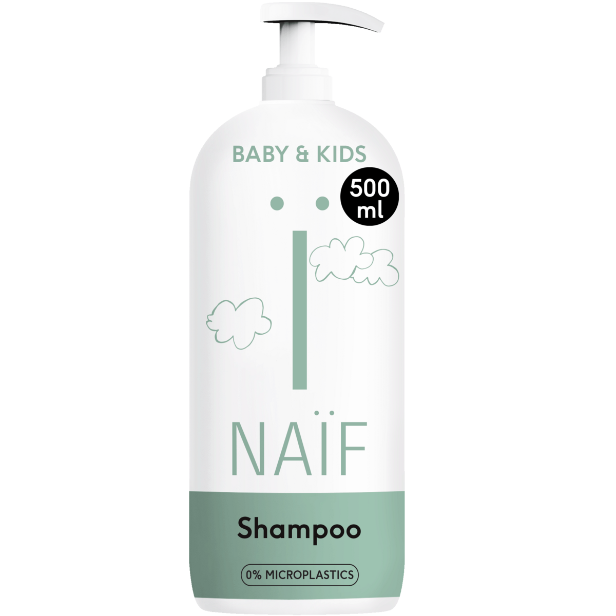 Naïf - Voedende Shampoo voor Baby & Kids 500ml