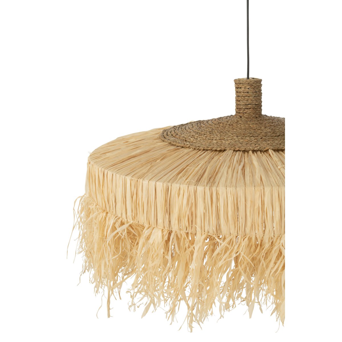 J-Line - Hanglamp 'Oliver' (Naturel, Jute)