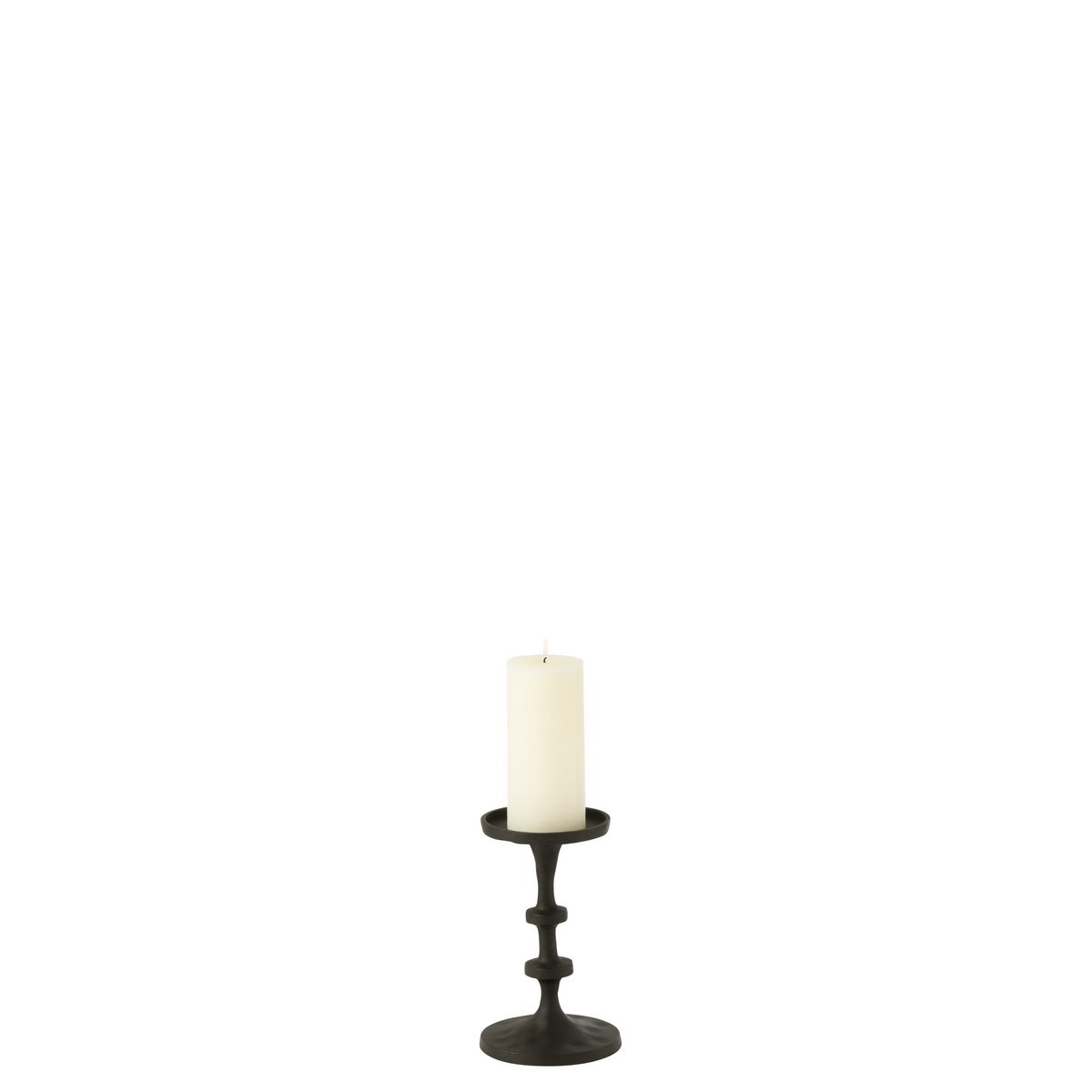 J-Line - Kandelaar Luz - Aluminium - Zwart - Small