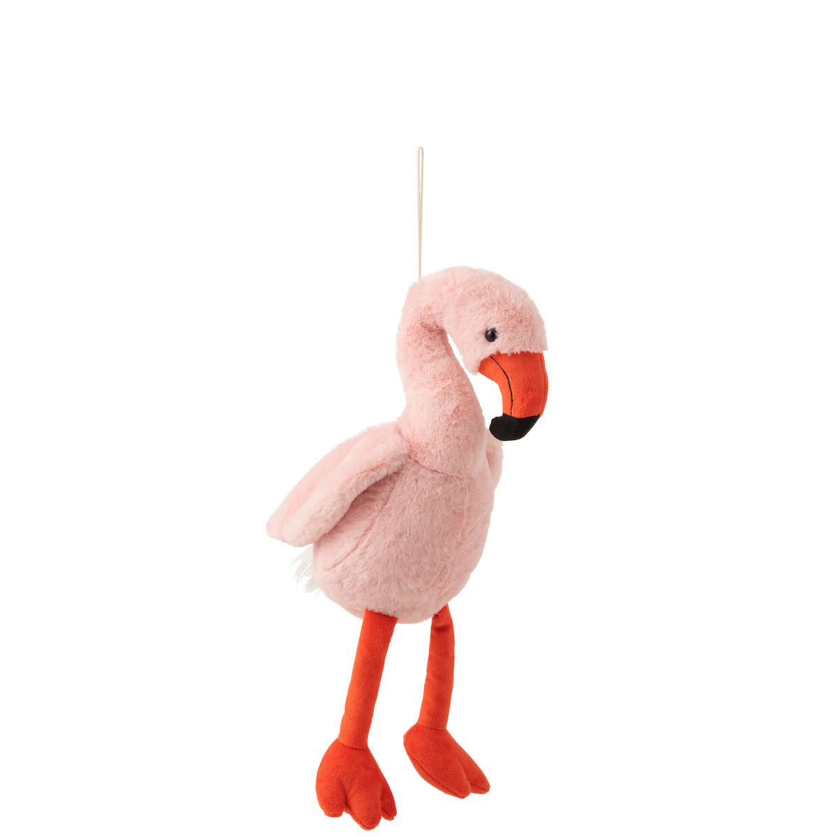 J-Line - Flamingo Pluche Roze/Oranje Medium