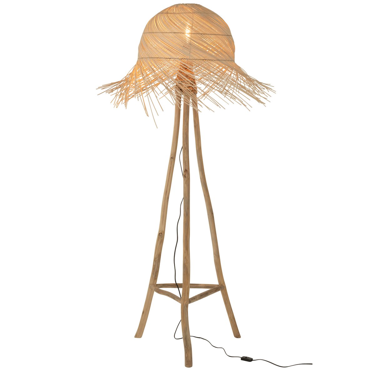 J-Line - Staanlamp Takken - Jute - Naturel