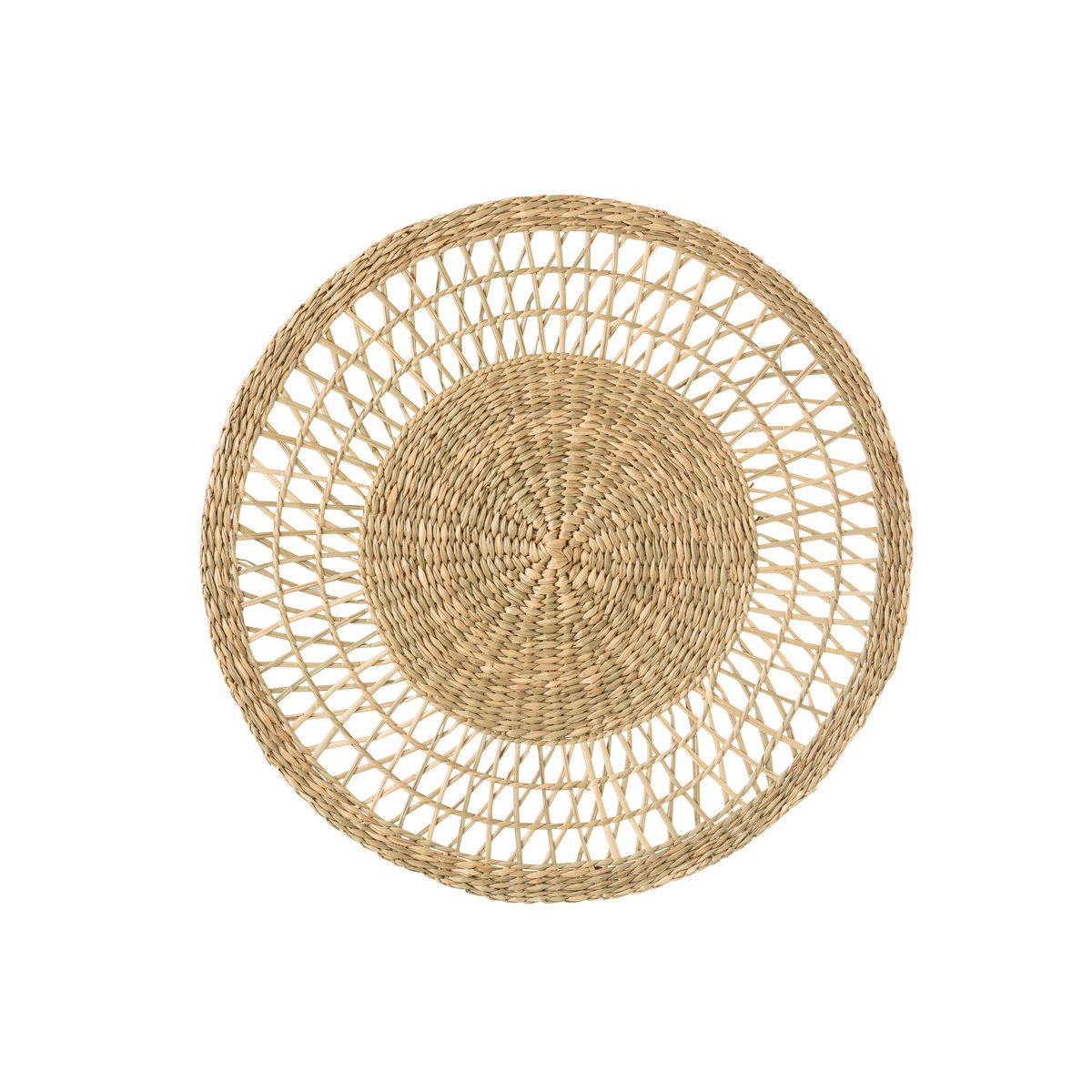 J-Line - Rond Zeegras Placemat - Jute - Naturel