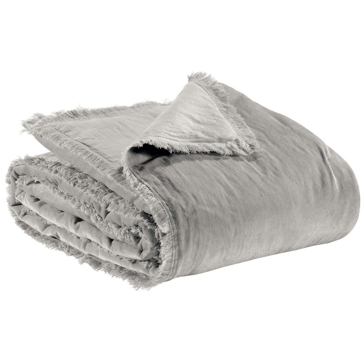 VIVARAISE - Plain throw Fara Perle 135 x 200