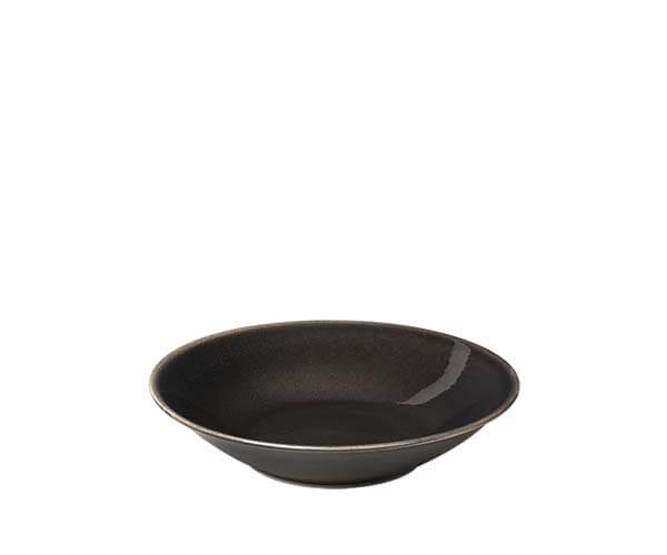 Broste Copenhagen - Diep bord 'Nordic Coal' - Ø22.5cm