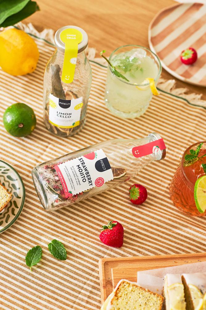 Pineut - Cocktail giftpack 'Strawberry Mojito & Limoncello'