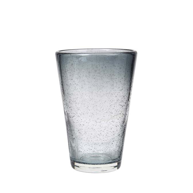 Broste Copenhagen - Longdrinkglas 'Bubble Thick' (Grijs, 40cl)